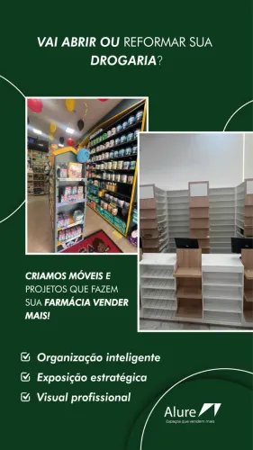 Móveis para farmácia