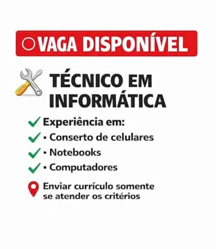 Técnico de Informática e Celular