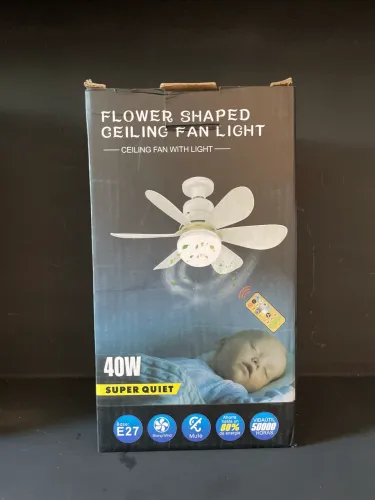 Ventilador de teto com lâmpada