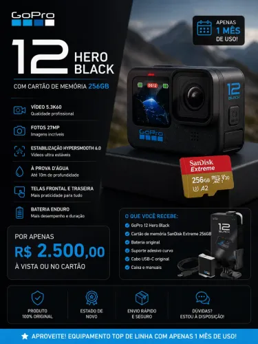 GoPro 12 Hero Black
