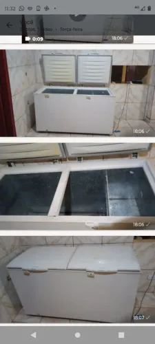 Freezer 360 litros, usado em bom estado