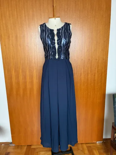 Vestido de festa 42 Azul marinho