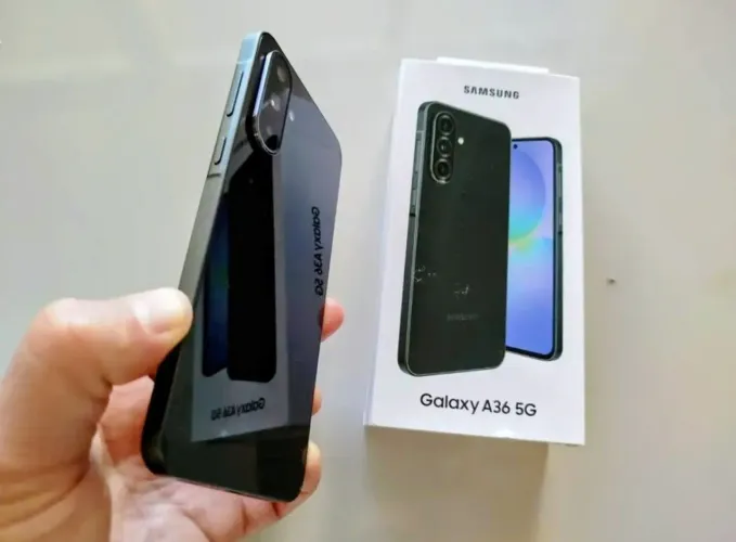 Novo: Smartphone Samsung Galaxy A36 128 Gigas 6RAM NF e 1 Ano Garantia