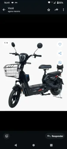 moto elétrica barata( !!!aceito troca !!!) 6 meses de uso