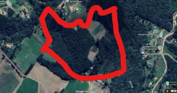 Chácara para Venda, Quitandinha / PR, bairro Quitandinha, área total 52.438,11 m²