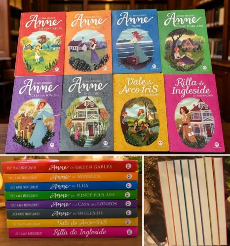 Vendo Box / Coleção Saga com 8 livros da série Anne, da Ciranda Cultural.