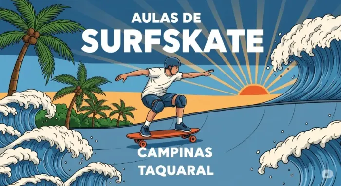 Aulas de Surf Skate / Simulador de Surf para Iniciantes - No Taquaral ou no Seu Local!