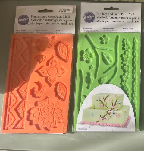 Fondant marca Wilton (americana) de silicone