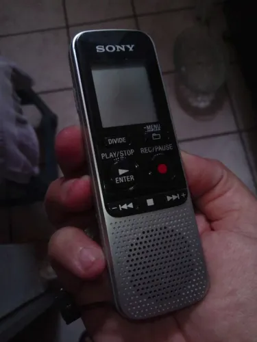 Antigo Gravador de Voz Portatil Sony Px240