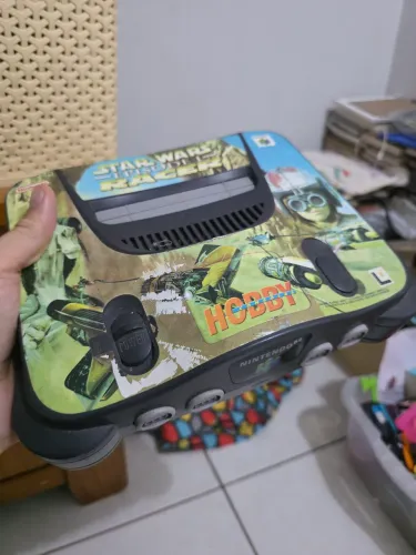 Nintendo 64 Europeu Estilizado Star Wars Racer