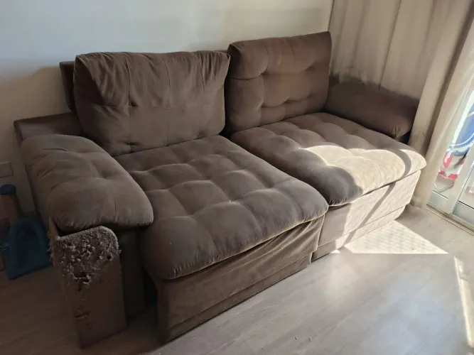 Sofa retrátil Suede