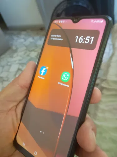 Celular Samsung Galaxy A20S bom para jogos e entregas 