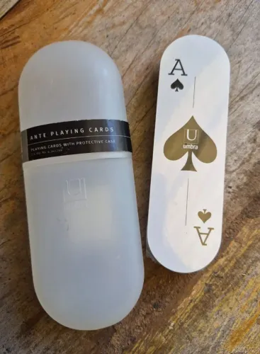Baralho De Coleção Umbra Ante Playing Cards Oval - Lacrado