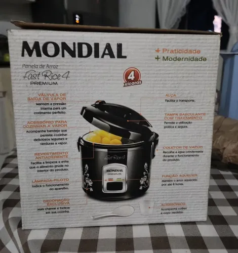 Panela elétrica mondial nova na caixa