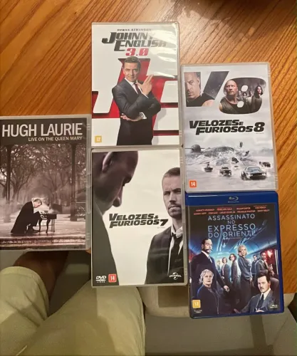 Coleção com 5 DVDs