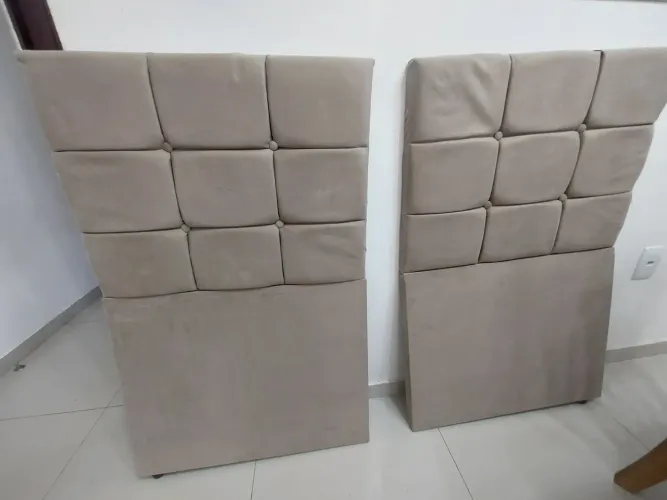 Cabeceira estofada para cama casal
