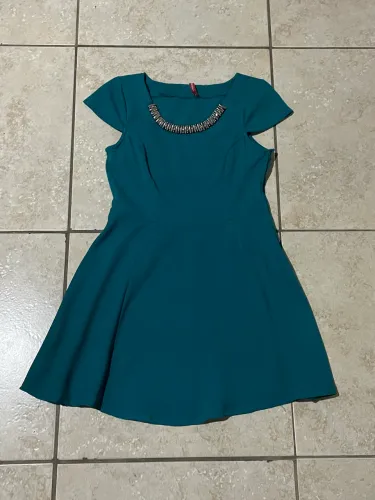 Vestido - Azul Petróleo 