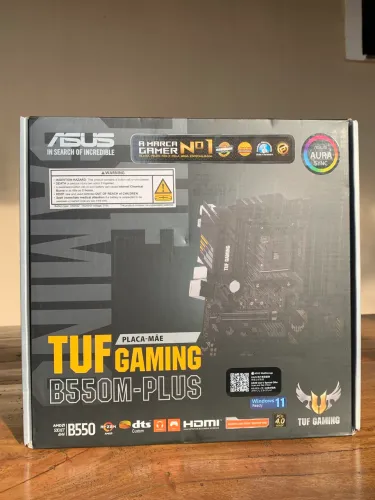 Placa mãe B550m- Plus Tuf gaming AM4 mATX ( Lacrada+NF)