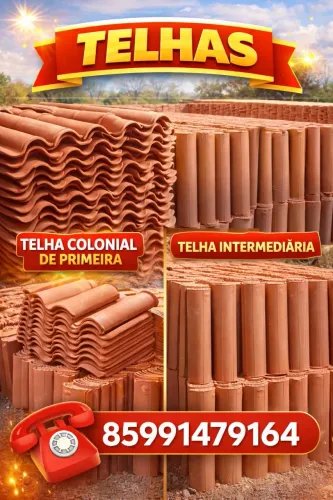 Telhas diretamente de russas 