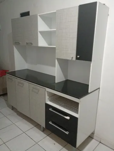 Armário de cozinha.
