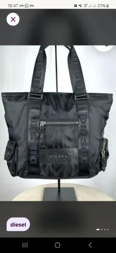 Bolsa de ombro Diesel y2k preta