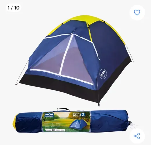 Barraca de acampar, iglu 2 lugares