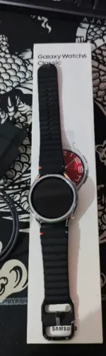 Samsung smartwatch watch 6 classic 47mm IMPECÁVEL LTE