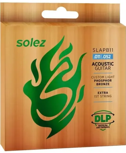 Encordoamento Solez Phosphor Bronze para Violão .011 SLAPB11