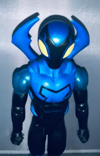 Boneco besouro azul (antigo)30 cm usado bom estado