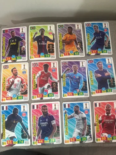 Cartas jogadores estrelas