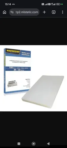 Plástico para Plastificadora Masterprint