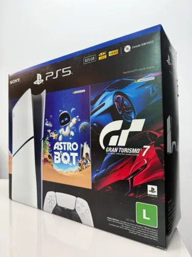 PlayStation®5 Slim Digital 825GB - Pacote ASTRO BOT e Gran Turismo 7