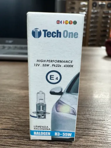 Lâmpada normal h3 tech one na oferta só 11,00
