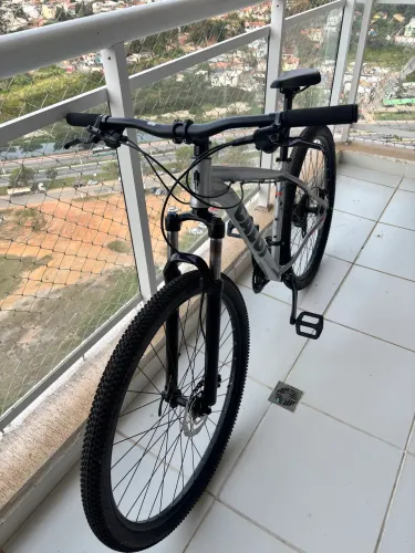 Bicicleta Aro 29 Caloi Explorer Sport 2023 Kit Shimano Mtb Cor Alumínio