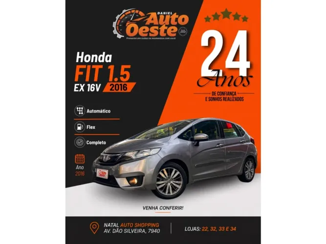 Honda Fit Ex/s/ex 1.5 Flex/flexone 16V 5P Aut. 2016