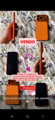 Iphone 17 Pro max 1T