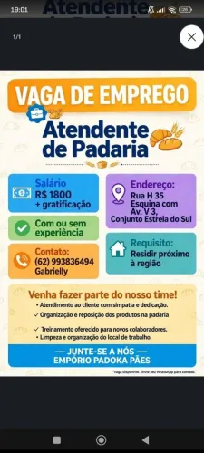 ATENDENTE DE BALCÃO