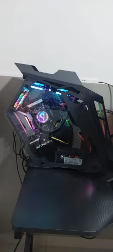 PC Gamer OpenFramePreto - RTX 3050 8GB/Ryzen 5 3600/48GB RAM/1.7TB SSD/Steel Legend