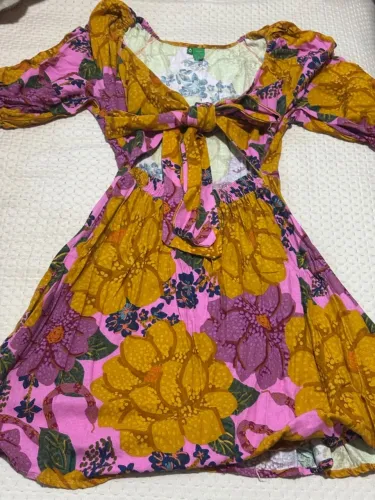 Vestido rosa farm