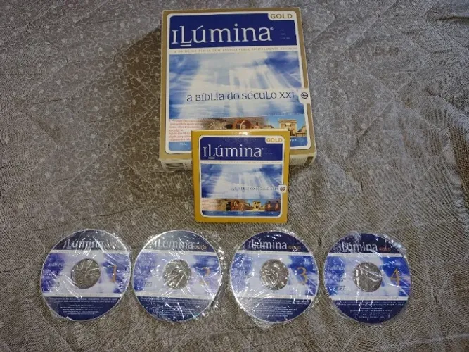Bíblia iLúmina Gold (4 Cds Originais) raridade!!!