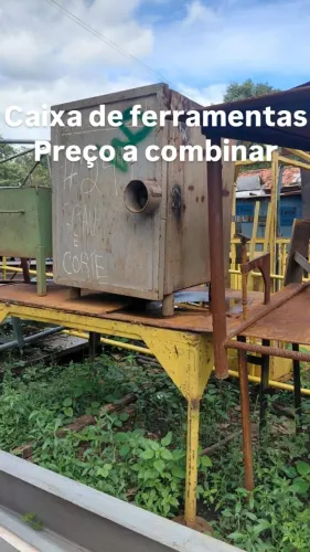 Caixa de Ferramentas Metálica Industrial - Reforçada - Preço a Combinar