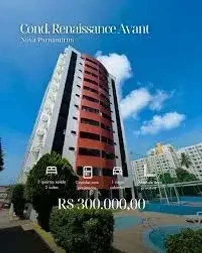 Lindo APartamento 2/4 Suite + Dependência 71m² No Condomínio Renaissance Liberté