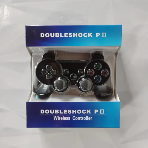 Controle Sem Fio DoubleShock P3 / PS3 - Novo com Cabo e Homologado Anatel