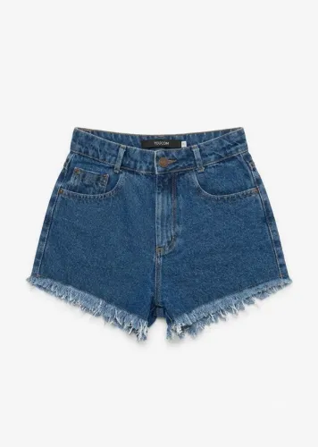 Bermuda Jeans feminina YOUCOM