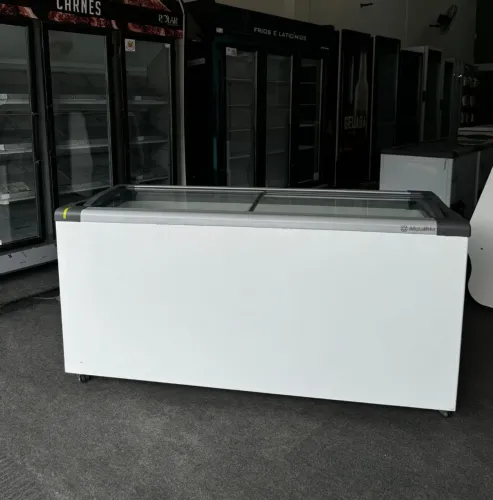 Freezer porta de vidro 500L Metalfrio (novo)