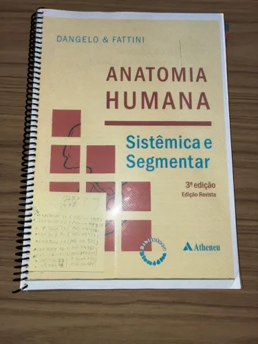 Livro Anatomia Humana Dangelo Fattini 3° Edição 