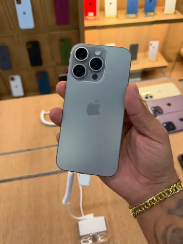 iphone 15 pro 128gb natural lindo