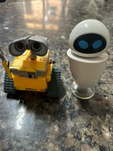 bonecos wall-e eva