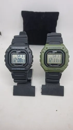 Relógio casio W218H preto ou verde
