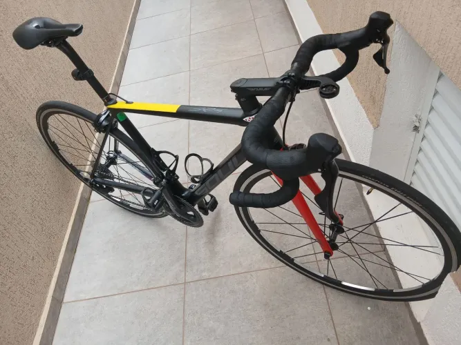 Bicicleta Speed Soul 3R4 Carbono Tam 52 - Full Shimano 105 c/ Rodas Vzan Futura